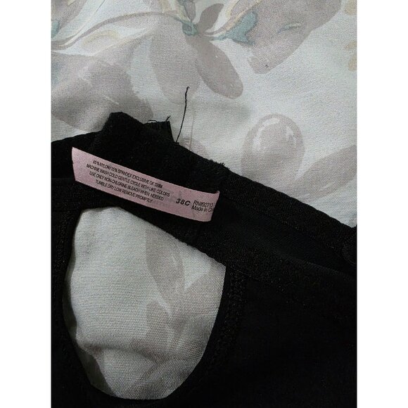 Native Intimates size 38C Body Briefing Sliming Bodysuit Snap Closure Black - Picture 5 of 6